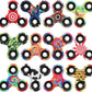 12 Pack Fidget Spinner Toy Bulk For Kids Adults, Metal Tri-Spinner Fidget Set, Hand Spinner For Stress Relief, Easter Birthday G