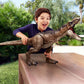 Mattel Jurassic World Super Colossal Tyrannosaurus Rex Action Figure Toy, T Rex Dinosaur 3-Ft+ Long With Eating Feature