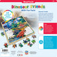 Masterpieces 48 Piece Fun Facts Jigsaw Puzzle For Kids - Dinosaur Friends Wood Puzzle - 12''X12''