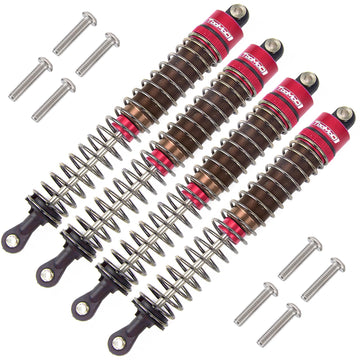 TOOMOD 1/10 110mm RC Oil filled Shock Absorbers kit for Tamiya Bullhead Super Clod Buster TRX4 Axial SCX10 D90 Crawler Car Buggy