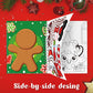 Christmas Sticker Coloring Books 3-Pack,Christmas Toys Activity Pad For Kids Toddlers Ages 2-8(30 Scenes)