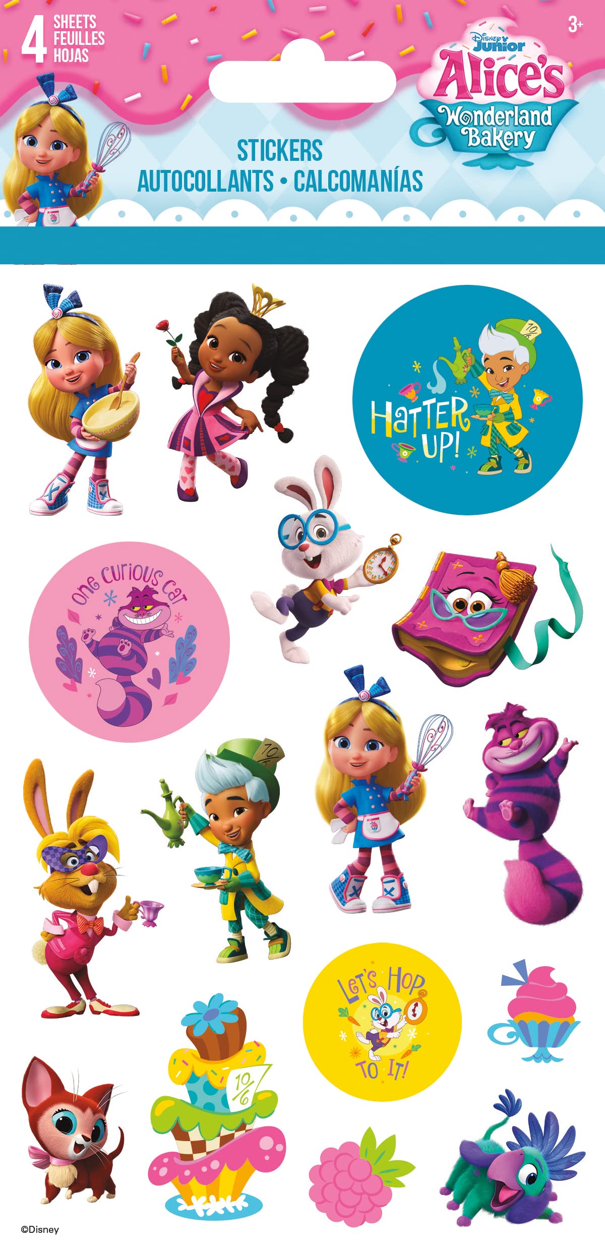 Alices Wonderland Bakery - Standard 4 Sheet Stickers