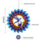 Hummingbird Wind Spinner,Hanging Wind Spinners Outdoor For Garden Decoration,12 Inch 3D Stainless Steel Wind Sculpture For Indoo