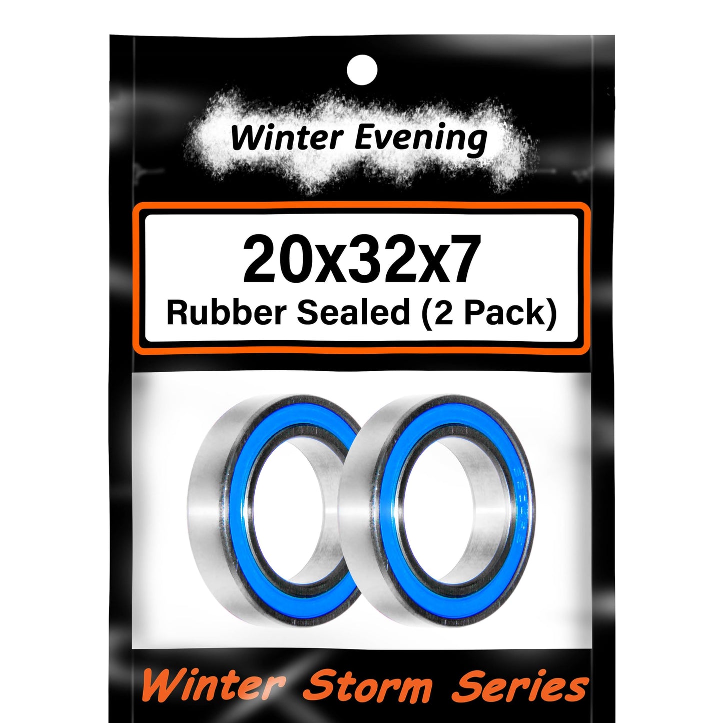 Winter Evening - for X-Maxx/RPM Oversized Inner Bearings 20x32x7mm  6804-2RS (2 Bearings)
