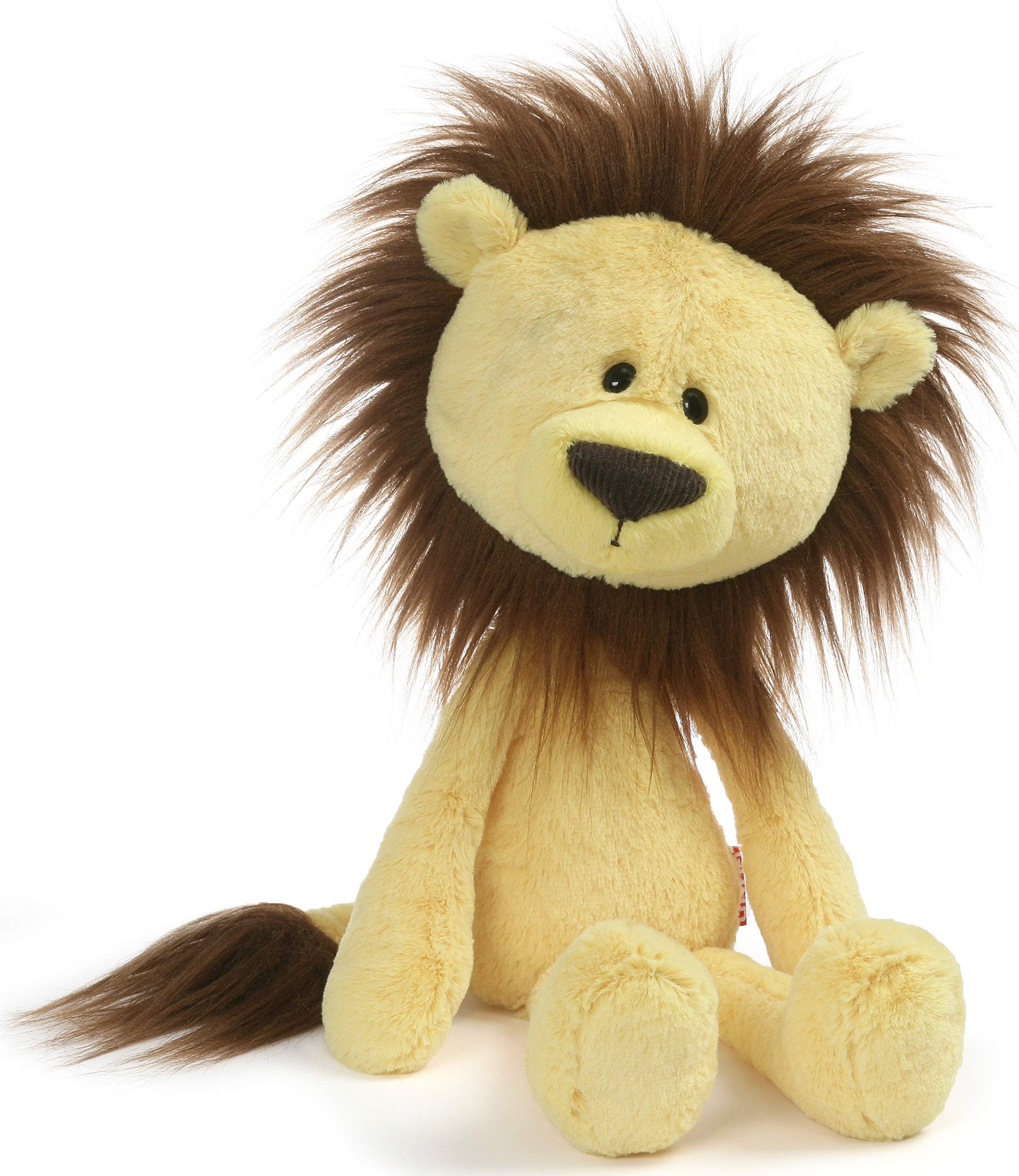 Gund Toothpick Zane Lion Plush Stuffed Animal, Yellow, 16