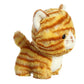 Aurora® Playful Teddy Pets™ Orange Tabby Cat Stuffed Animal - Unique Design - Endless Play - Orange 6.5 Inches