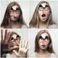 PPXMEEUDC 20 PCS Disguise Glasses with Funny Nose Funny Glasses with Eyebrows and Mustache Perfect Party Favors for Costume Hall