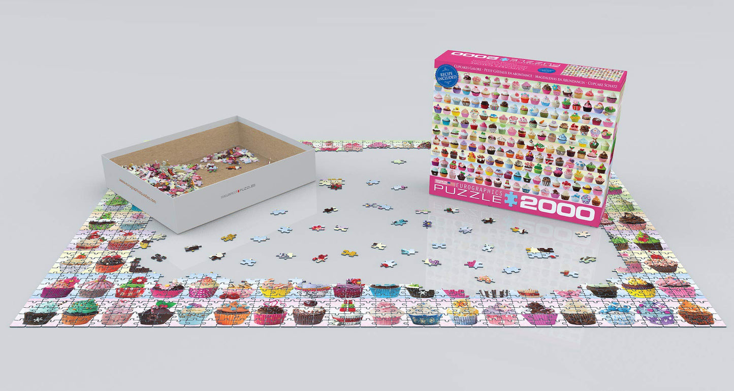 Eurographics Cupcakes Galore Puzzle (2000-Piece) (8220-0629)