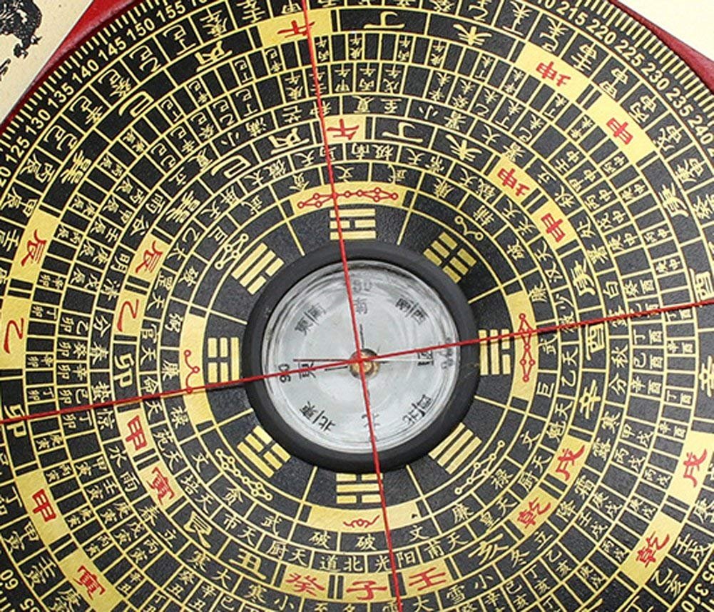 Fengshuige 5.3 Inch Feng Shui Compass Luo Pan/Chinese Ancient Chinese Compass