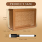 5000 Savings Challenge Box Cash Vault Wooden Coin Bank Money Saving Box With Target And Numbers - Piggy Bank For Kids Adults 5K