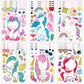 24 Sheets Make Your Own Unicorn Stickers Make A Face Stickers For Kids Toddlers With Unicorns Diy Craft Stickers Kids Party Favo