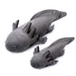 Zhongxin Large 30' Grey Axolotl Plush - Weighted, Realistic Stuffed Animal, Cute Ambystoma Gift For Kids