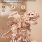 Miebely 3D Wooden Puzzles For Adults - T-Rex Dinosaur Model Kits Can Walk And Roar, Mechanical Dinosaur Toys For Boys Kids Ages