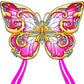 Xida Butterfly Kites For Kids & Adults, Extremly Easy To Fly, Large Kites For Adults, Single Line Kite For Beach Trip, With 200