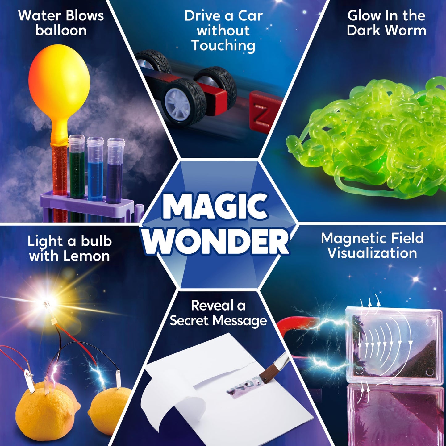 Klever Kits Jumbo Science Kits- 130+ Experiments Educational Toys, Stem Activities With Growing Crystal Tree, Fruit Circuits And Chemistry Set, Christmas Birthday Gifts For Kids