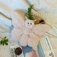 Apricot Lamb Plush Butterfly Toy - Soft Pink Stuffed Animal for Kids, 9.5 Inches, Cute Plushie for Baby Girls and Boys