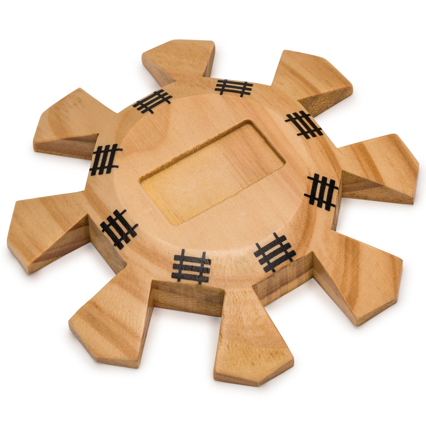 Yellow Mountain Imports Mexican Train Complete Set With Double 12 Number Dominoes, Wooden Hub, Die Cast Train Markers, And Scorepad
