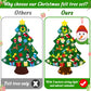 jollylife 3ft DIY Felt Christmas Tree Set + Snowman Advent Calendar - Xmas Decorations Wall Hanging 33 Ornaments Kids Gifts Part