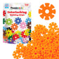 Picassotiles Building Chip Interlocking Disc Construction Blocks In Orange Color Stem Learning Early Education Toy Engineering P