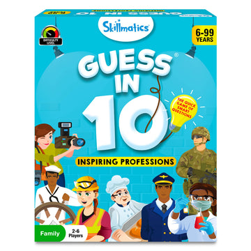 Skillmatics Card Game - Guess In 10 Professions, Perfect For Boys, Girls, Kids & Families Who Love Educational Toys, Gifts For Ages 6, 7, 8, 9 And Up