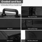 OUUTMEE Aluminum Alloy Graded Card Case - Fits 40 Card Slabs, Compatible with PSA, CSG, BGS, Top Loaders - 9.1x6.7x