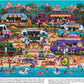Buffalo Games Pun Fuzzles Hawaiian Food Truck Festival 1000 Piece Jigsaw Puzzle - Large Multicolor, Model 11204