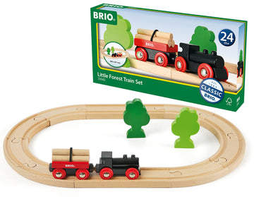 BRIO World - 33042 Little Forest Train Set - enhanced 18-Piece Wooden Toy Train Set with Track and Accessories | Perfect for Kids Ages 3 and Up | FSC Certified for Sustainability