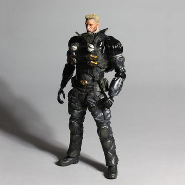 Square-Enix Square-Enixafgsqx081 Abysse Deus-Ex Play Arts Kai Lawrence Barrett Action Figure, Multicolor