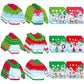 CY2SIDE 24 Set Christmas Ugly Sweater Scene Sticker for Kids Make a Winter Sweater Scene with Penguin Sticker Make Your Own Chri