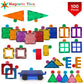 Tigerdoe Magnetic Tiles Set, 100 PCS Educational 3D Building Toy, Large Size, Multi-Color, ABS Plastic for Kids' Learning and Play