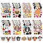 24 Sheets Dogs Make A Face Stickers Make You Own Dogs Stickers Animal Stickers For Kids, Birthday Gift Party Favors Supplies Tea
