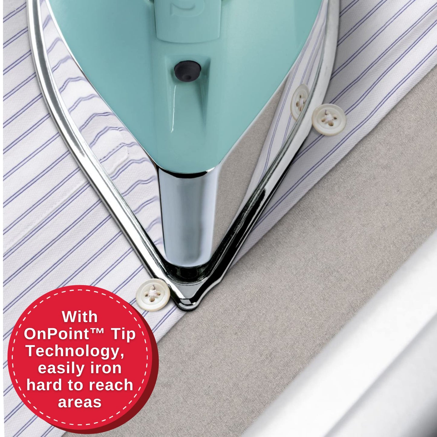 SINGER SteamCraft Plus Iron, 1750W, 300ml Tank, Large, Mint Color