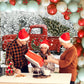 Avezano Christmas Red Truck Backdrop Christmas Backdrops for Photography Xmas Winter Holiday Family Kids Portraits Backdrops Pho
