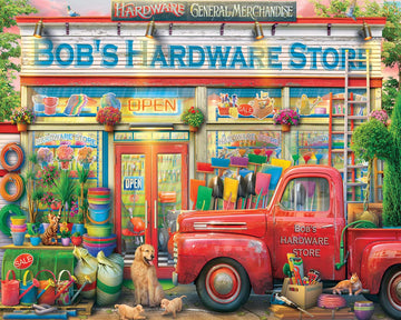 White Mountain Puzzles Bob'S Hardware Store, 1000 Piece Jigsaw Puzzle
