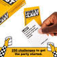 WHAT DO YOU MEME? First & Last Drinking Game for Adults - Competitive Fun, Yellow, Model FL455, Paper Material