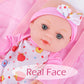 Vawmjot 12 Inch Baby Doll With Carrier Play Set And Clothes,Reborn Baby Doll Accessories With Bottles,Pacifiers,Diapers
