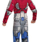 Disguise Optimus Prime Costume, Muscle Transformer Costumes For Boys, Padded Character Jumpsuit, Kids Size Small (4-6) Blue & Re