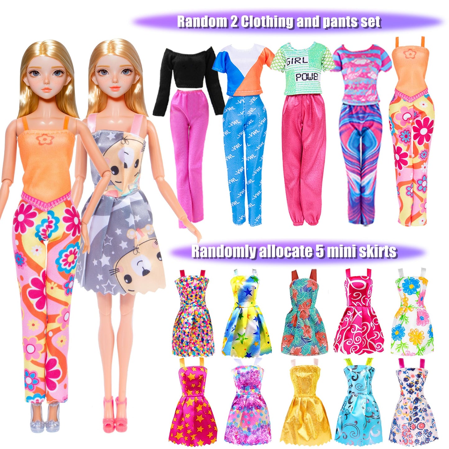 92Pcs 11.5 Inch Girl Doll With Clothes Accessories And Closet Set Including Long Princess Dress Outfits Shoes Handbags Necklaces Diy Bead Stickers For Design Kit Girl Doll Dress Up (Include Doll)