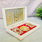 ARNAVIRA Tirupati Balaji Gold Plated Photo Frame with Charan Paduka Pocket Temple for House Warming Gifts Return Gift Diwali Gif