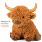 5Lbs Highland Cow Weighted Stuffed Animals, 16In Tall Big Highland Cow Plush Toy, Soft Adorable Stuffed Animal For Kids And Adul