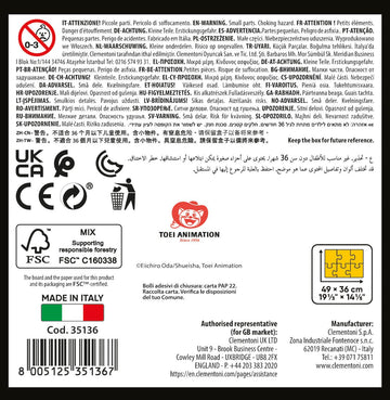 Clementoni 35136 Anime One 500 Pieces, Jigsaw Puzzle For Adults-Made In Italy