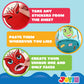 Joyin 36Pcs 9.8'X6.7' Make A Face Stickers For Kids, Make Your Own Dinosaur Stickers, Animal Party Favors Kids Crafts, Goodie Bags Stuffers, Classroom Rewards