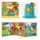 Magnetic Puzzles For Kids Ages 4-6, 20-Piece Travel Toys Dinosaur Toddler Puzzles Ages 2-4, Educational Learning Magnets, Ideal Road Trip Activities Toys For 2 3 4 5 6 Boys And Girls
