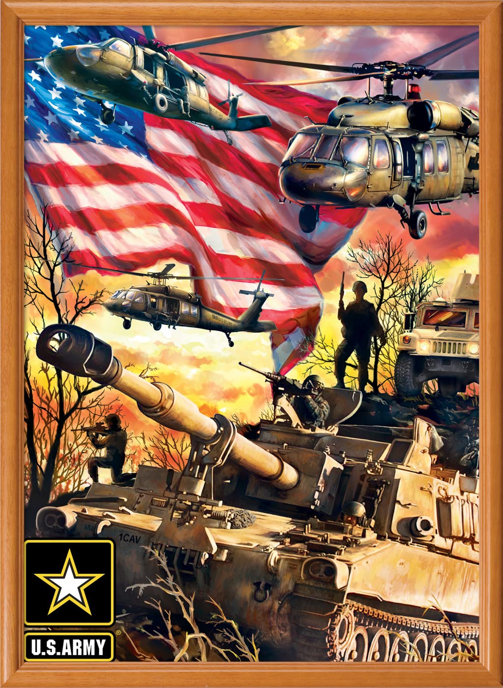 MasterPieces US Army Firepower 1000 Piece Jigsaw Puzzle
