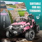 Hikole 2 Seater Ride On Car With Remote Control, 24 Volt Electric Cars With Remote Control, Power Car Wheels W/Suspension, Music