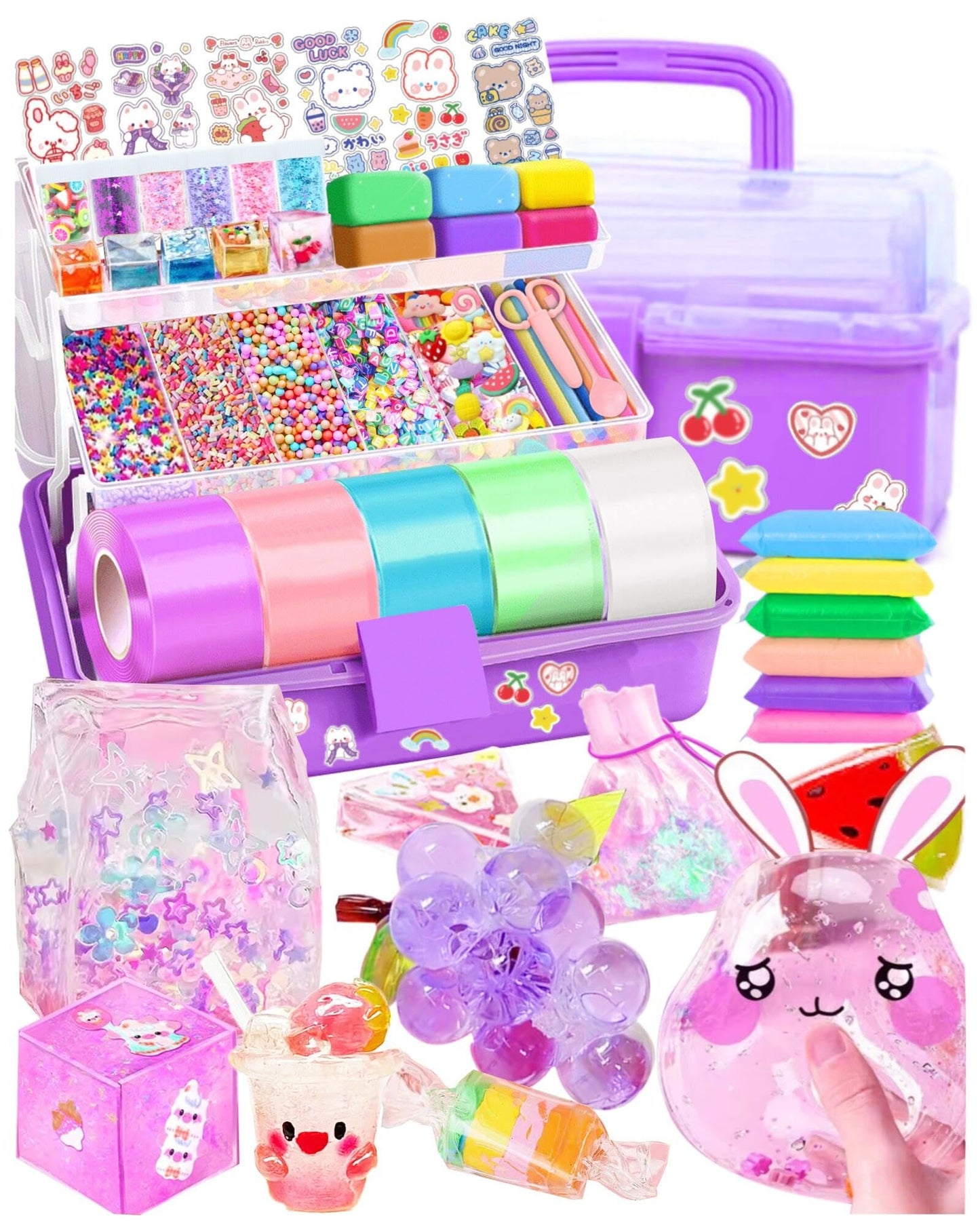 Ziza Nano Tape Bubble Kit For Kids, Nano Tape Squishy Maker Kit, Nano Bubble Tape Kit, Nano Tape Bubbles, Toys For Girls 8-10, G