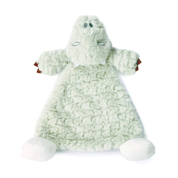 Damien Dog Sky Blue Children'S Plush Rattle Blankie