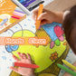 MASSRT Jumbo Triangle Crayons for Toddlers, 18 Mess-Free Colors, Non-Toxic, Easy to Hold, Washable, Ideal Coloring Gifts for Kids