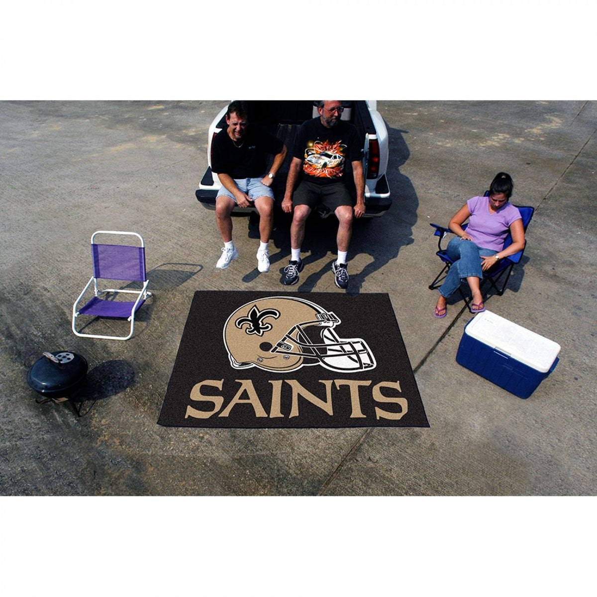 NFL - New Orleans Saints Tailgater Rug 60x72