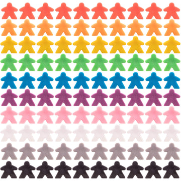 Brybelly Tbga-203 Plastic Meeples - Pack Of 100